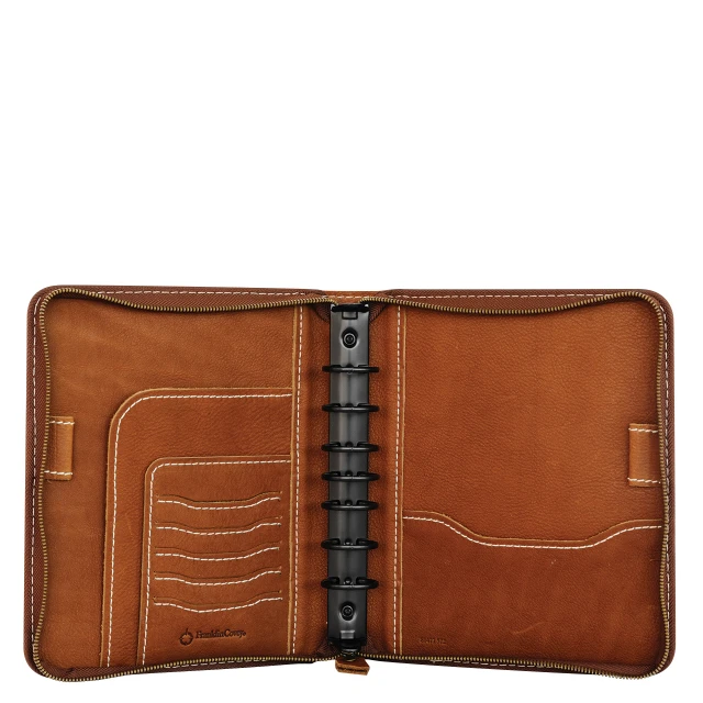Colt Leather Zipper Binder