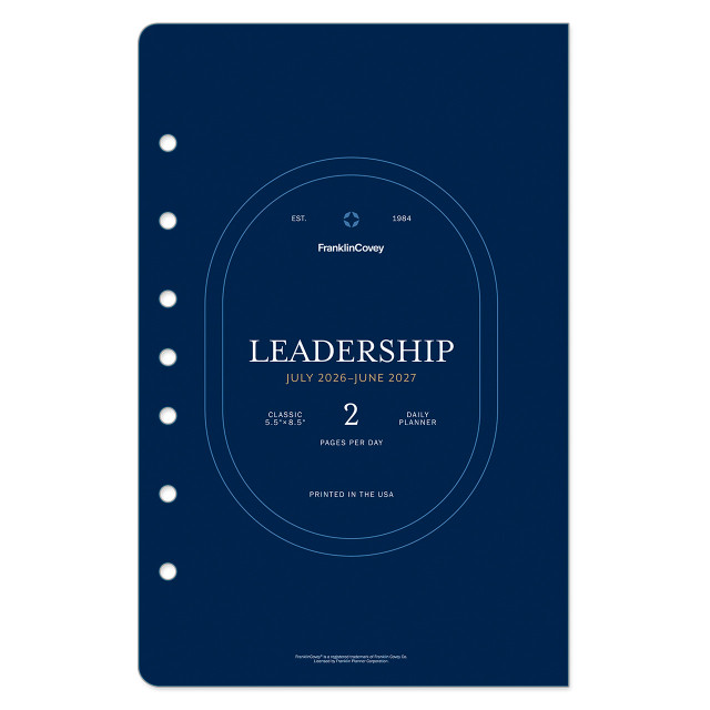Leadership Two Page Per Day Ring-bound Planner