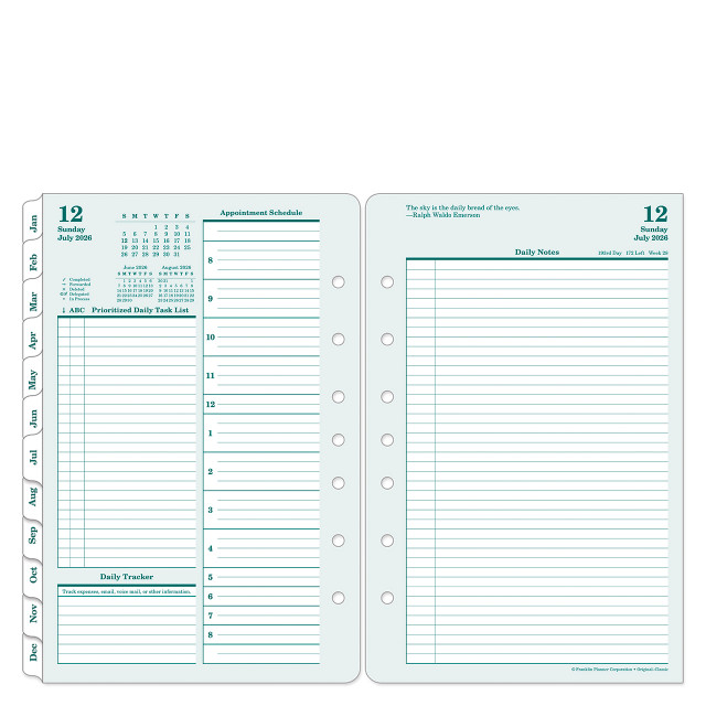 FranklinCovey コンパクト　スケジュール帳 Compact Planners: Portable Daily & Weekly Planners | Franklin Planner