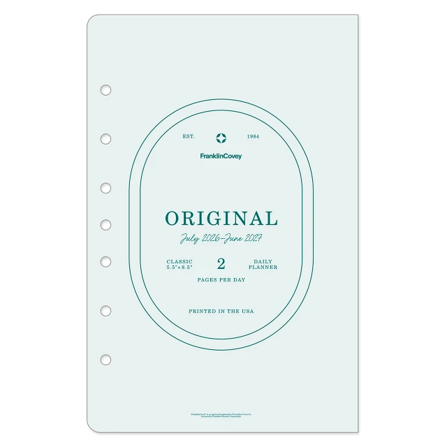 Original Two Page Per Day Ring-bound Planner