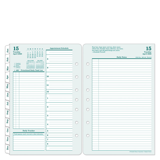 FranklinCovey コンパクト スケジュール帳 Small Planners (4.25