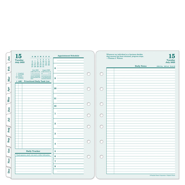 Original Two Page Per Day Ring-bound Planner