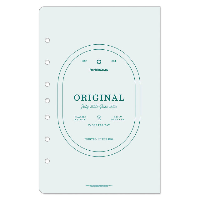 Original Two Page Per Day Ring-bound Planner