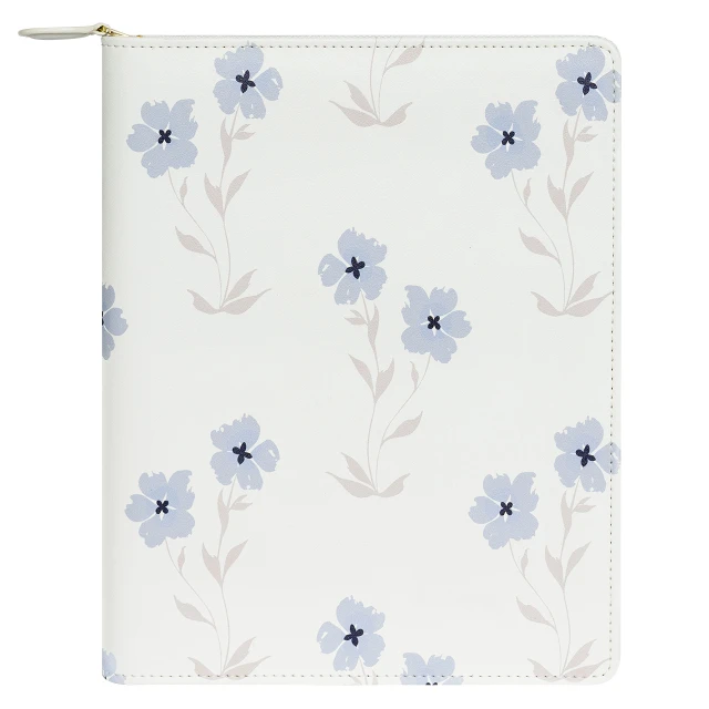 Elegant Daydream Planner Love Simulated Leather Zipper Wire-bound Cover