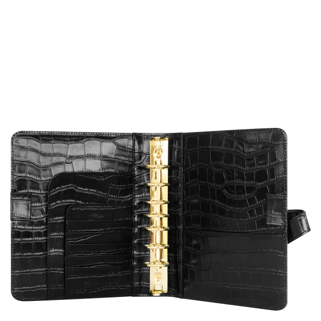 Grace Leather Snap Binder