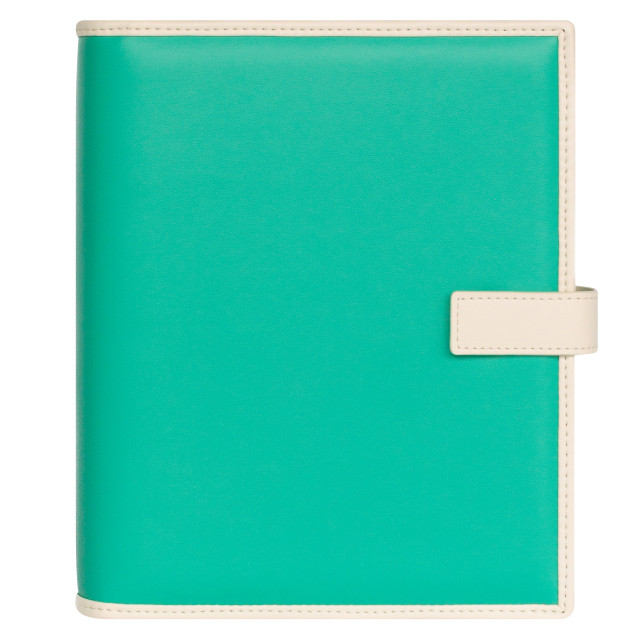 Lana Simulated Leather Snap Binder