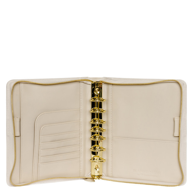 フランクリンプランナー　Planner Love Woodland Binder Planner Love Folklore Blooms Simulated Leather Zipper Binder