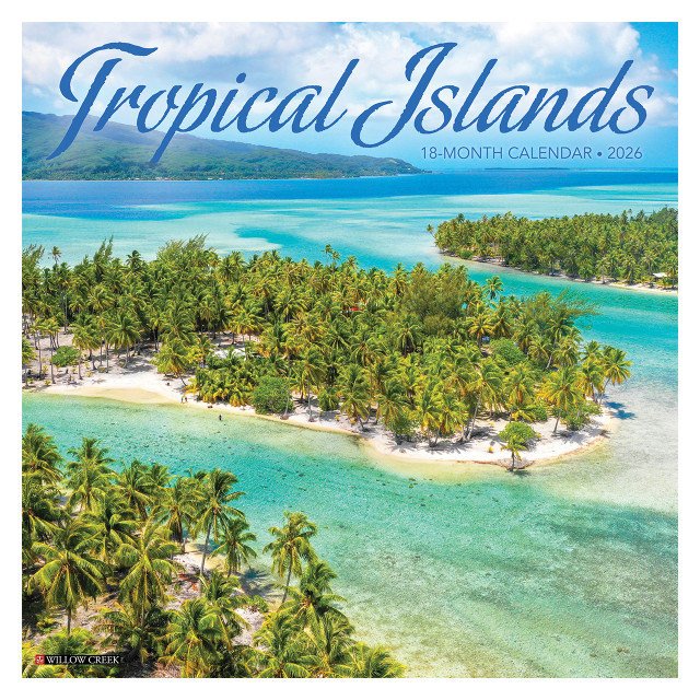 Tropical Islands 2026 Wall Calendar