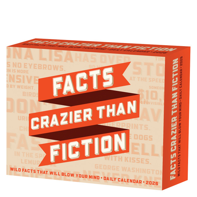 Facts Crazier Than Fiction Box 2026 Daily Desktop Calendar