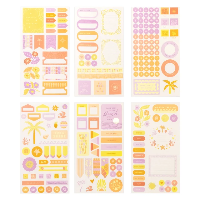 Golden Hour Planner Love Sticker Sheets