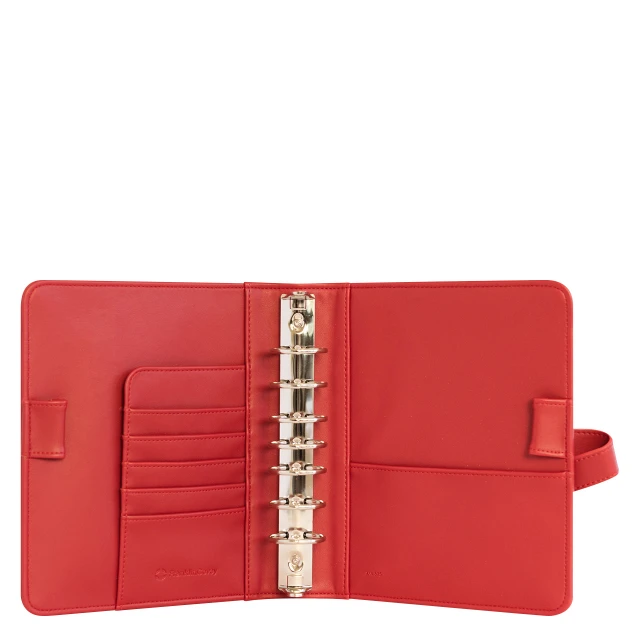 Emma Simulated Leather Snap Binder