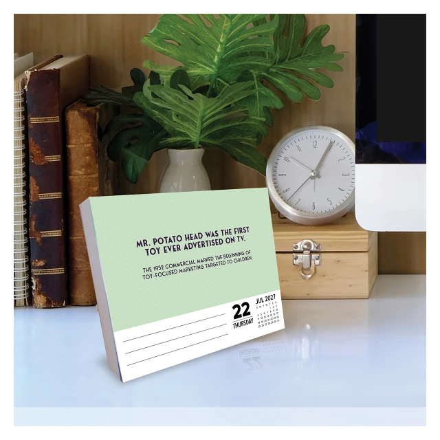 Daily Desk Calendar of Unusual Knowledge  2027 Box Calendar