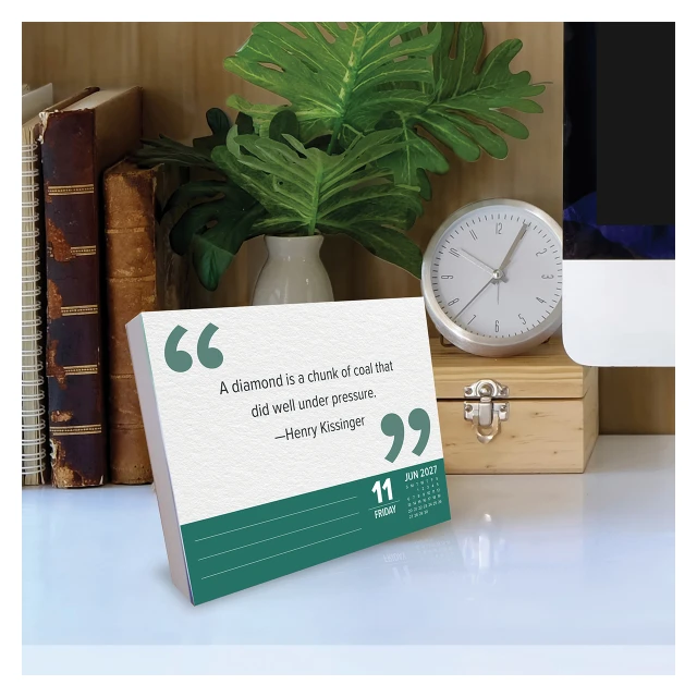 Greatest Quotes From Great Leaders 2027 Box Calendar