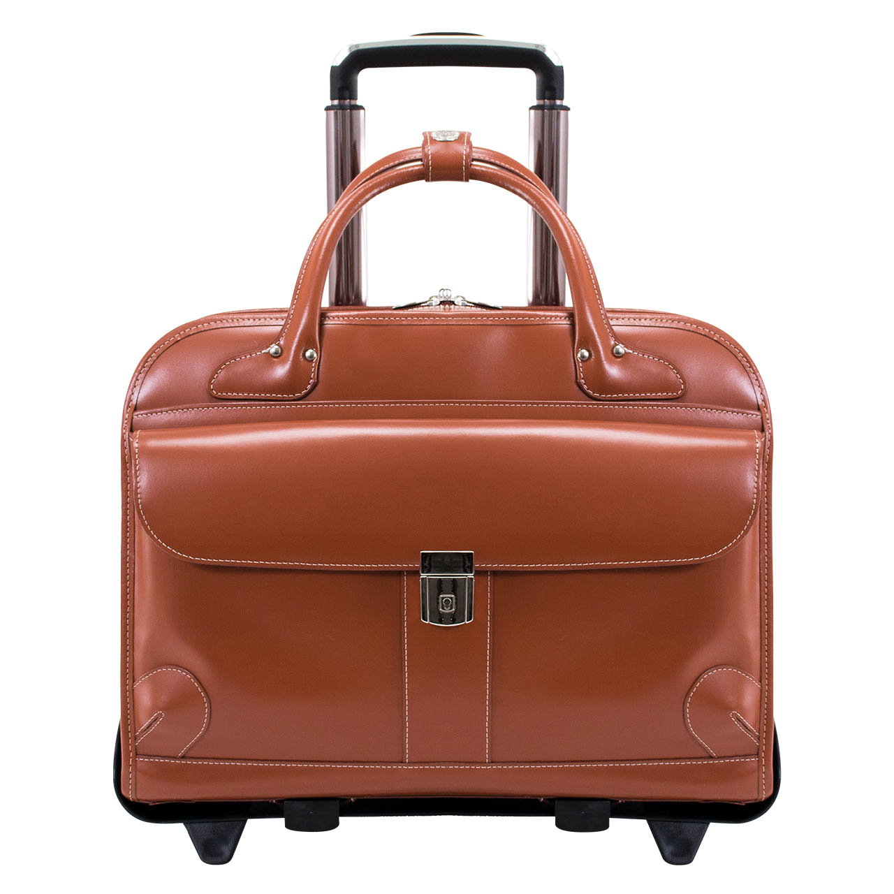 Lakewood Leather Fly-Through™ Wheeled Case - Franklin Planner