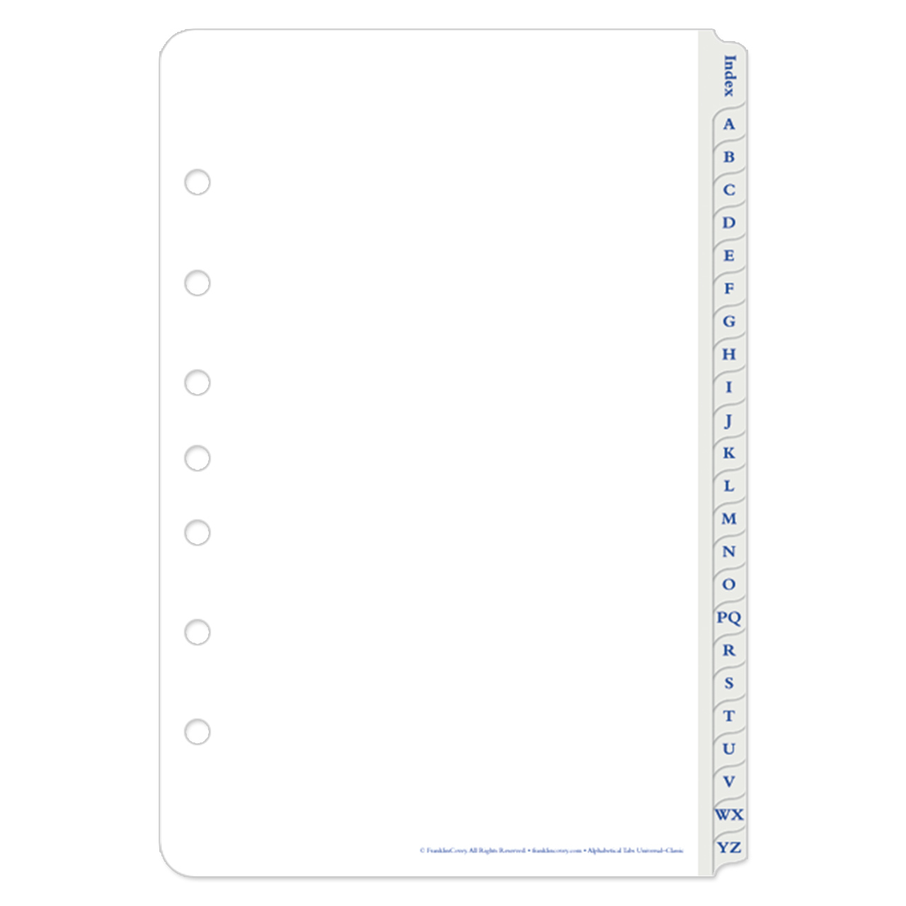 Alphabetical Tabs (A-Z) - Franklin Planner