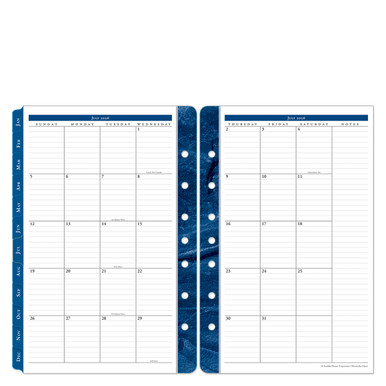 FranklinCovey コンパクト　スケジュール帳 Monticello Two-Page Monthly Planner Tabs | Franklin Planner