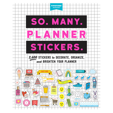 Sticker Reusable Book: Marble Planner Supplies + Foiled Organizer Foil –  Samantha Mae Sticks