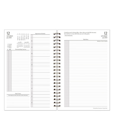 【Franklin Covey】スケジュール帳　★箱付き Monticello One Page Per Day Ring-bound Planner - Franklin