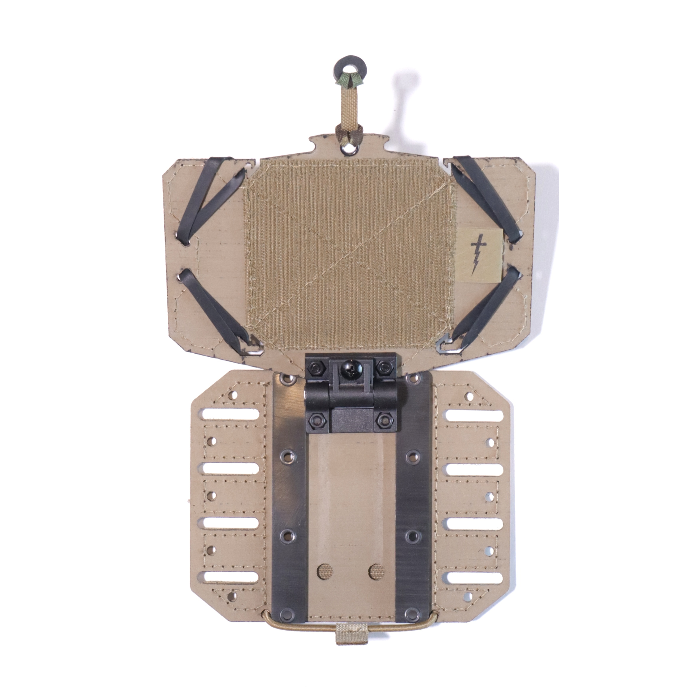 DBC SF Mount open position showing phone plate and EPDB bands