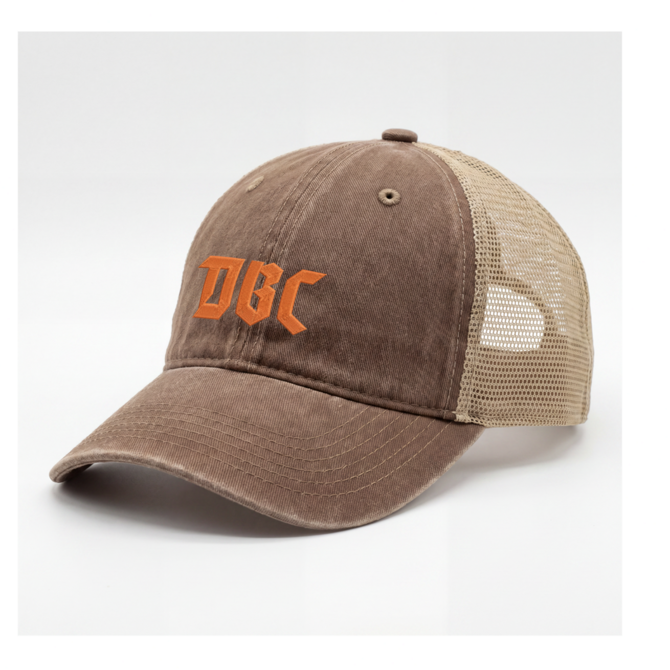 Orange DBC Mesh Dad Hat (PRE-ORDER)