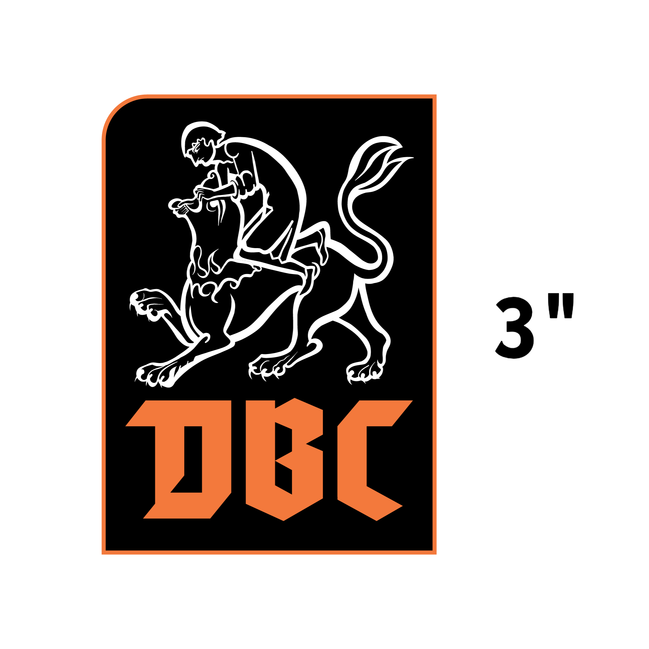 3" David vs Lion Sticker (PRE-ORDER)
