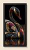 Midnight Mosaic Swan