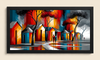 Vibrant Village Reflections