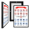 MINI13524 Pool Rules, Framed UV Poster Board