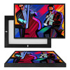 MINI25016 Jazz in Color, Framed UV Poster Board