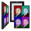 MINI17080 Albert Einsteins, Framed UV Poster Board