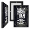MINI36075 You Are Strong, Framed UV Poster Board