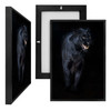 MINI35053 Black Panther, Framed UV Poster Board