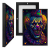 MINI65049 Scary Clown Smile, Framed UV Poster Board