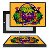 MINI17023 Aloha Hot Party, Framed UV Poster Board