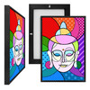 MINI17132 Buddha, Framed UV Poster Board