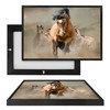 MINI66000 Galloping, Framed UV Poster Board