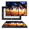 MINI10030 Palm Tree Sunset, Framed UV Poster Board