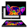 MINI85039 Frenchie Peakaboo, Framed UV Poster Board