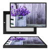 MINI15118 Purple Flower Crate, Framed UV Poster Board