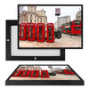 MINI20450 Red in London, Framed UV Poster Board