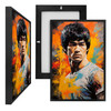 MINI73089 Bruce Lee, Framed UV Poster Board