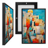 MINI73156 Abstract Mediterranean, Framed UV Poster Board