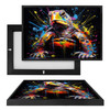 MINI73277 Sea Turtle Paint III, Framed UV Poster Board