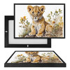 MINI70061 Lion Cub, Framed UV Poster Board