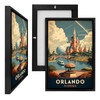 MINI73600 Orlando Disney, Framed UV Poster Board
