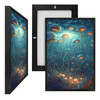 MINI73611B Jellyfish, Framed UV Poster Board