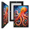 MINI73688 Octopus, Framed UV Poster Board