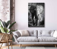 35058 Elephant Walking, Acrylic Glass Art
