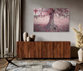 39270 Pink Maple Tree, Acrylic Glass Art