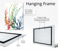 40472 Watercolor Kelp and Coral, Acrylic Glass Art